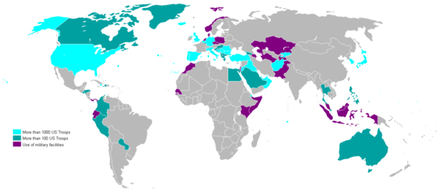 US military bases worldwide in 2007