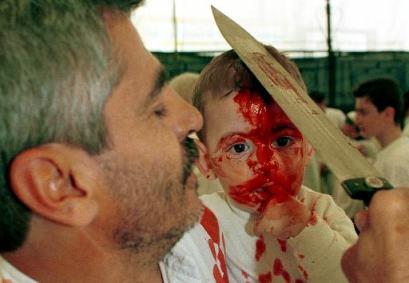 Shiite bloody baby Ashoura Day1